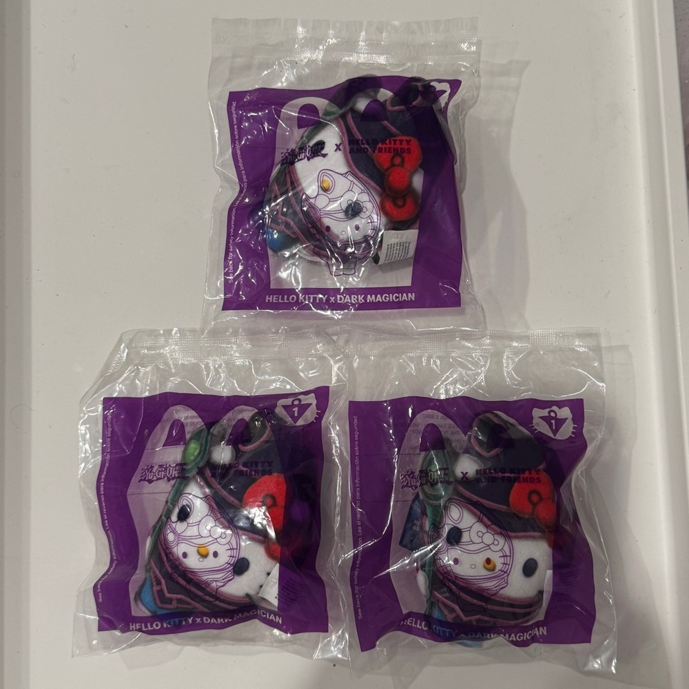 Set of 3 - McDonalds 2024 Happy Meal Yu-Gi-Oh x Hello Kitty #1